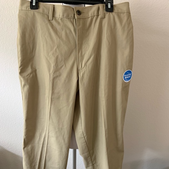men's khakis with elastic waist